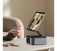 Support de haut-parleur à induction 3000 mAh Auto-Play sans fil | Induction automatique, pas d'appariement nécessaire, 3000 mAh pour batterie, organisateur de bureau, pour les amateurs de