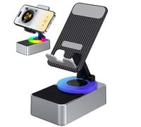 Support de haut-parleur à induction sans fil - Amplificateur audio pour téléphone portable avec rotation | Compact Sound Booster pour aventures en plein air, divertissement à domicile, configuration