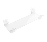 Support de haut-parleur de bureau en acrylique pour JBL Flip 5, support robuste avec taille optimisée 18 x 8 x 3 cm, projection sonore améliorée pour bureau à domicile, noir (transparent)