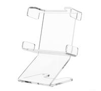 Support de haut-parleur de bureau en acrylique pour JBL Go 5 Go 4 - Rehausseur de moniteur compact pour bibliothèque et haut-parleurs satellites (transparent)