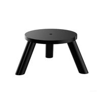 Support de haut-parleur de bureau pour Echo Dot Max, pour Echo Studio, trépied en acrylique transparent, rehausseur compact pour organisation intelligente des haut-parleurs (noir)