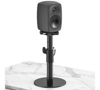 Support de haut-parleur de bureau réglable en hauteur pour haut-parleurs de bureau Genelec G3/8030C/8330A avec gestion des câbles - Supports de moniteur de studio de bureau en métal pour moniteurs de