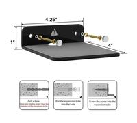 Support de haut-parleur en acrylique portable multifonctionnel,étagère murale,présentoir pour cellule de webcam,routeur du matin pour JBL GO3 Sound Box - Type Black