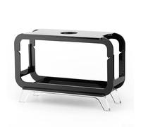 Support de haut-parleur en acrylique pour Marshall Middleton - 25 x 15 x 3 cm avec projection sonore améliorée, support de bureau compact pour la maison (noir)