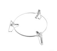 Support de haut-parleur en acrylique transparent pour Bose Revolve+ - Support élégant et stable avec pieds antidérapants en silicone, support de bureau compact pour la maison ou le bureau (transparent