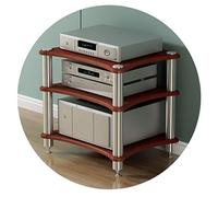 Support de haut-parleur HiFi à 3 niveaux pour meuble TV et amplificateur AV - Parfait pour système audio home cinéma et centre de divertissement