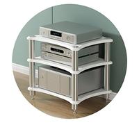 Support de haut-parleur HiFi à 3 niveaux - Support d'équipement AV pour home cinéma - Stockage audio peu encombrant parfait pour les amateurs de musique et les systèmes de divertissement