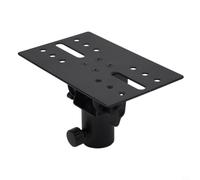 Support de haut-parleur PA à angle réglable pour trépied 35 mm | Rotation à 360 degrés, direction sonore précise, construction en métal robuste, s'adapte aux poteaux de 35 mm