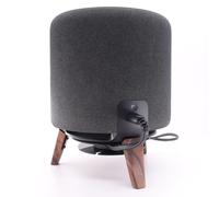 Support de haut-parleur pour Echo Sub et Homepod, support de bureau en bois (pieds en noyer noir)