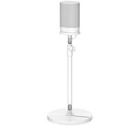 Support de haut-parleur pour Sonos Move et Sonos Move 2 - Blanc | Réglage de la hauteur 85,1 à 103,5 cm, gestion ordonnée des câbles, compatible avec la base de câble et de charge