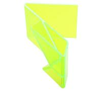 Support de Haut-parleur pour Véhicule, Triangle Plastique Jaune, Stable | Affichage Audio Voiture, Usage Portable, pour Enceintes PC et Tablettes