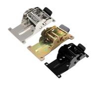 Support de jambe pliant 4 pièces charnières verrouillage industrielles à 180 degrés capacité charge élevée avec vis(Silver)
