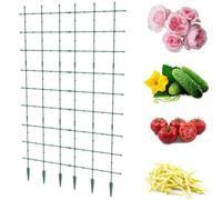Treillis pour plantes de jardin - Support de jardin pour plantes grimpantes - 120 x 180 cm - Armature - Pergola, échelle, treillis pour tomates, concombres, fleurs, échelle, support pour plantes