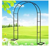 Support de Jardin Noir pour Plantes grimpantes, tonnelle de Jardin Robuste et Robuste, façon Rose pour décoration intérieure et extérieure de fête sur Patio