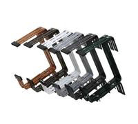 Support de Jardinière Blanc 3-fach Réglable Plantes Planteurs Balcon Top Neuf