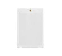 Support de jeu de cartes, accessoire pour un rangement amélioré du gameplay avec aspect doré comme cadeau pratique pour les soirées de jeu (transparent, 11 x 7,2 cm)