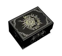 Support de jeu de tarot, organiseur léger et ergonomique pour cartes, étui de protection en carton robuste avec accès facile pour intérieur et extérieur, rangement de voyage pour jeu de tarot, oracle