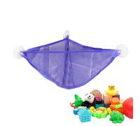 Support de jouet de baignoire pour, support de jouet de bain en maille | Sac de d'angle, grande poubelle de salle de bain | Organisateur de support de filet de jouets de baignoire, support de