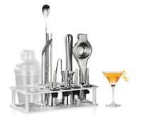 Support De Kit De Barman, Ensemble De Shaker à Cocktail Détachable, Support De Rangement, Gain De Place, Support D'outils De Barman En Plastique Polyvalent Pour Bar à Domicile(Blanc L)