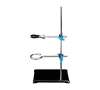 Support de laboratoire scientifique facile à monter de 30 cm de haut pour un placement sûr des verres à tasses et des pistons
