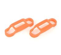 Support de lame d'hélice RC, protecteur de stabilisateur, matériau en silicone super élastique durable, installation facile pour mini drone rouge gris 2 pièces (Red)
