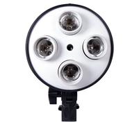 Support de lampe 4 en 1 pour studio photo,boîte à lumière,4 ampoules,2 pièces - Type One Holder