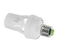 Support de lampe à capteur infrarouge E27, douille pour ampoule, accessoire pour couloir, maison, bureau, luminosité réglable, 1 pièce