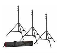 Support de lampe Bresser 3x BR-TP240 Pro 240cm + sac | ✅ Livraison gratuite à partir de 100 €