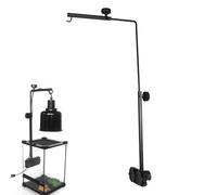 Support de lampe chauffante pour amphibiens, support de lampe à ventouse pour aquarium, double ventouses, support de lampe de pèlerinage, support de lampe tortue, support de lampe chauffante lézards