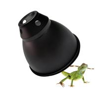 Support de Lampe Chauffante pour Terrarium - Abat-Jour Profond avec Réflecteur Optique | Fixation de Lampe pour Reptiles Compatible avec Ampoules UVB, UVA et Chauffantes | Accessoire