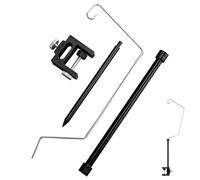 Support de lampe de camping, crochet de support de lampe portable | Lampe de camping ultra légère de table,Crochet de lampe de camp de table en alliage d'aluminium pour plus de commodité