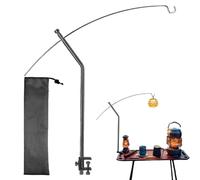 Support de Lampe de Camping - Support de Lanterne de Camping en d'aluminium - Support de Lampe de Camping Portable pour randonnée, Barbecue, randonnée, Plage, campeurs, Tente de pêche pour