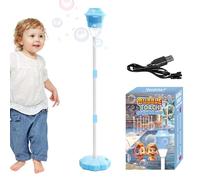 Support de lampe de jardin Bubble Machine à bulles - Rechargeable automatique vertical Bubbler 52-118 cm 700 g avec veilleuse musique - Jouet d'extérieur pour mariage fête d'anniversaire