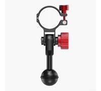 Support de lampe de plongée compatible avec les lampes de poche de 30 mm et 32 mm avec construction en alliage d'aluminium usiné CNC et design à rotule