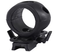 Support de lampe de poche à dégagement rapide pour casque Fast Helmet universel (FAST, MICH, IBH, etc. avec casque à rail) 2,5 cm de diamètre noir