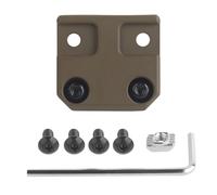 Support de lampe de poche compatible avec les systèmes de rail M-LOK en métal déporté pour le sport en plein air, le fitness, la chasse, la pêche (boueux) (kaki)