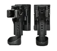 Support de Lampe de Poche de la Courroie - Étui Rotatif avec Ensemble de déconnexion Rapide, Conception réglable résistante, Accessoire sûr Portable léger, Couvercle Compact Pratique | de la pol
