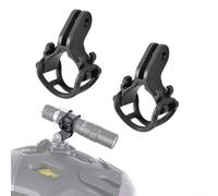 Support de lampe de poche pour vélo de route et VTT avec sangle en silicone, construction en plastique léger, libération rapide pour une fixation facile sans outil