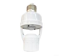 Support de lampe intelligent, culot à vis E27 avec capteur infrarouge humain, contrôle de la lumière réglable, installation sans câblage