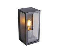 Support de Lampe Jardin Noire Mur Lumière E27 Avec Fixation Mural V-TAC VT-837
