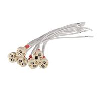 Support de lampe MR16 GU5.3/G4, base bi-broche pour ampoule halogène/LED 12 V, douille en céramique avec 150 mm pour G4, G6.35, GY6.35, GX5.3 MR16, GZ4 MR11 (6)