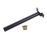 Support de Lampe Mural extérieur 50 cm en Fer Noir, Tige | Fer Noir, Usage Extérieur, Compatible Lampadaires, éclairage Solaire, Fixation Façade, Tige D'applique
