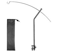 Support de lampe pliable | Poteau de lumière pliable portable | Support de lampe réglable pour adultes, plage, barbecue, pêche, voyageurs, pique-nique, cuisine, jardin