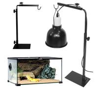 Support De Lampe Pour Reptile, Support De Lampe Chauffante, Support De Lampe Réglable En Métal, Hauteur Réglable 40-64cm Largeur 22-30cm Support Réglable Pour Lampe De Reptile Pour Reptiles