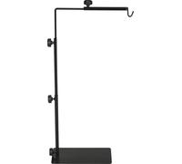 Support de lampe pour reptiles PawHut, Support de lampe chauffante réglable avec socle, 4 fentes pour fil métallique, Support de lampe pour reptiles, tortues, mille-pattes, St