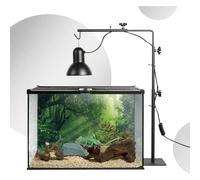 Support de lampe pour reptiles réglable, support de lampe sur pied en métal pour terrarium en verre, support de lampe chauffante Lamp holder L