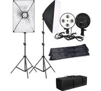 Support de lampe softbox, capacité de quatre ampoules, compatibilité E27, SH-RGX-02-05
