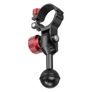 Support de lampe torche de plongée pour la photographie sous-marine, diamètre 30-32 mm, clip de lampe torche réglable, rotule de 2,5 cm (1 pouce).
