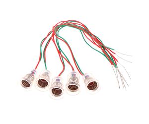 Support de lampe universel E10 avec fil, petit support de lampe E10, Base d'instrument d'enseignement pour expérience, adaptateur de douille E10, 5 pièces 5Pcs