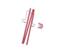 Support de lanterne camping, support table amovible, lampe portable, équipement randonnée touristique(Red)